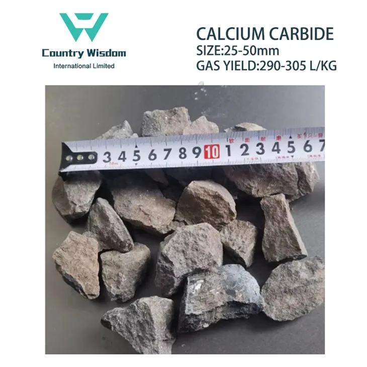Calcium Carbide 25-50mm 290L/Kg With 100kg/Drum 50kg/Drum
