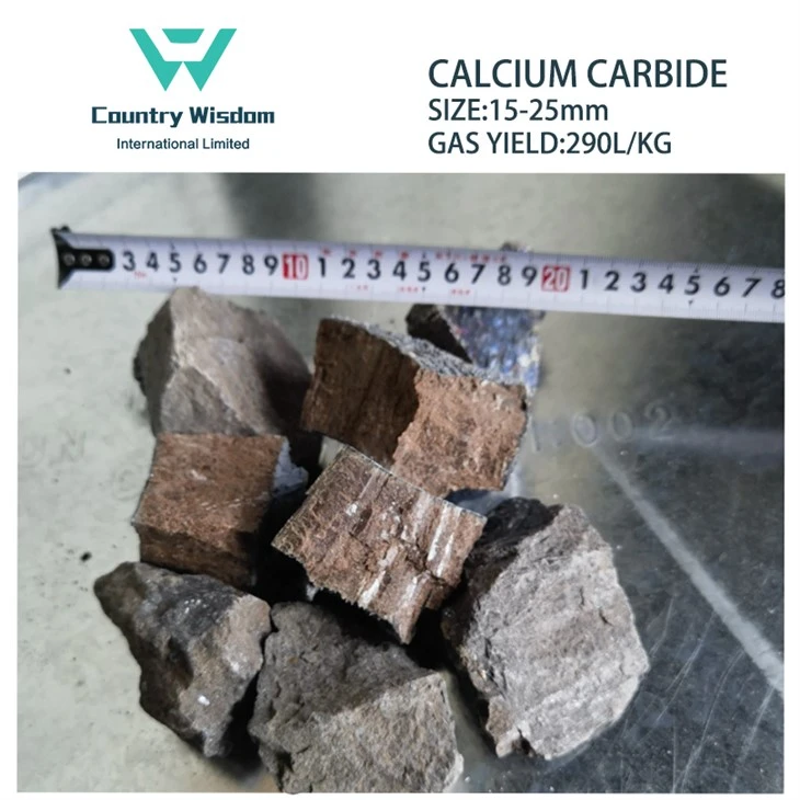 Factory Price 15-25mm 295L Cac2 Stone Lumps Calcium Carbide